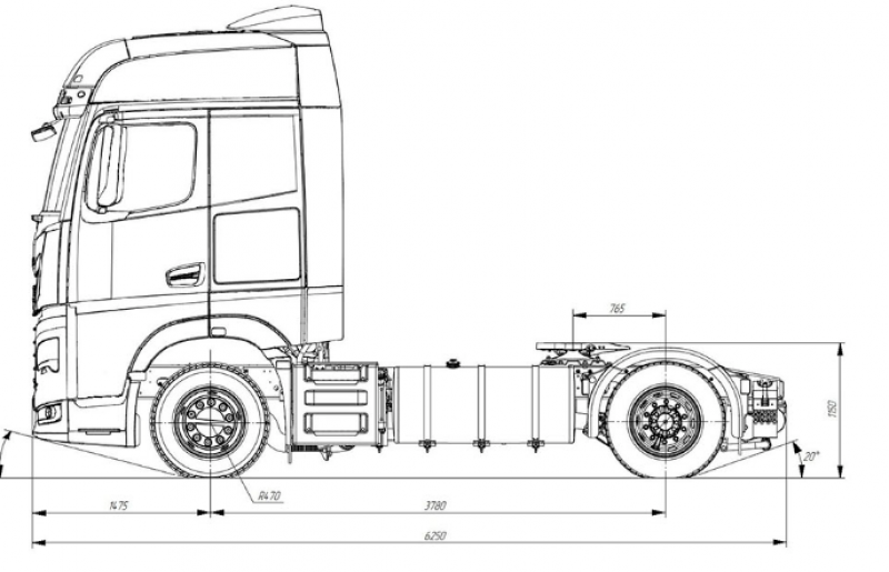 54901-70014-94 Тягач КАМАЗ