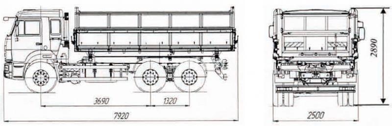 45143-6013-50 Самосвал КамАЗ